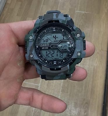 Смарт браслеты: Новый, Наручные часы, Casio, цвет - Зеленый — 6