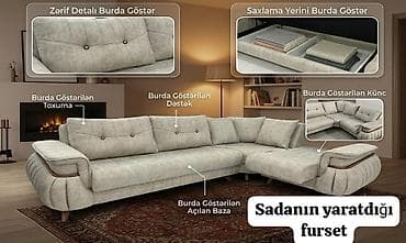 *Sada* Pakofka yeni *qətiyyən istifadə edilməyən kuncdivan 650 Azn*