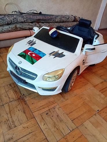 Uşaq üçün elektrikli minik maşını – Mercedes üslubunda kabriolet — 4