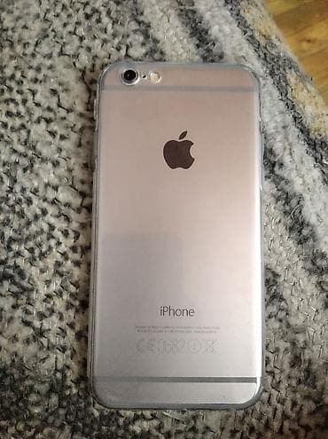 iphone 4s adapter: IPhone 6, 16 GB, Qızılı, Barmaq izi — 2