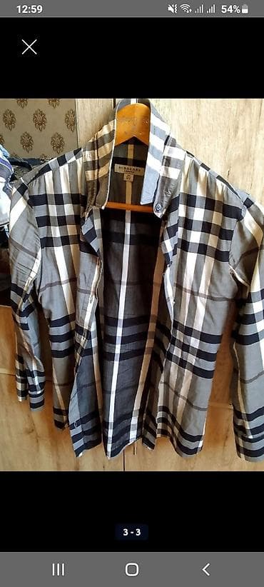 ucuz kurtkalar: Köynək, Burberry, L, rəng - Boz — 2