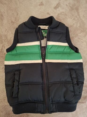 детские демисезонные жилетки: 5 yaş- Marka: Orchestra (etiketdə görünür) - Rənglər: tünd göy əsas — 1