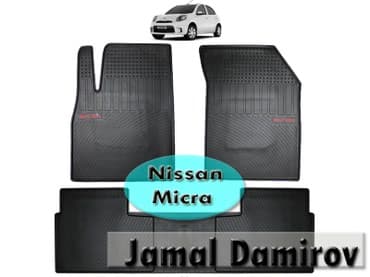 рейлинги на авто: Nissan Micra ucun silikon ayaqaltilar — 1