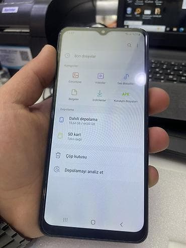 playstation plus azerbaijan: Samsung Galaxy A12, 64 GB, rəng - Qara, Barmaq izi — 3