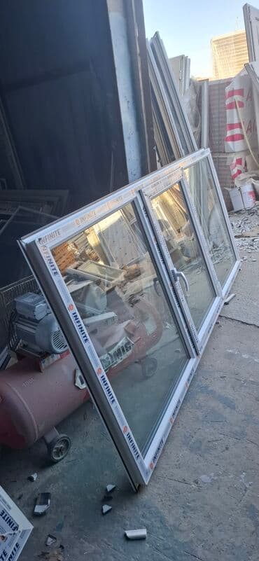 çəpər setka: Yeni İkiqat şüşə paketi Plastik pəncərə, Еni: 2 sm, Uzunluğu: 5 sm, Ödənişli quraşdırma — 24