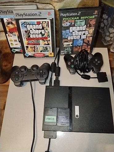 500gb hard disk: Ps 2 satilir 2 pult 1 i teze kimi az islenmis obiri 3 duymesi islemir — 1