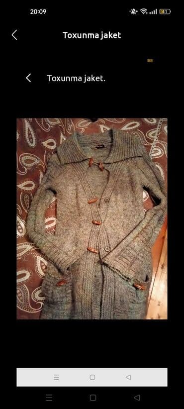 uzun jaket: Toxunma jaket — 1