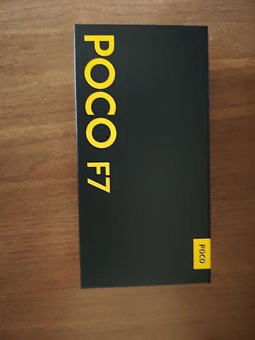 xiaomi redmi note 4 pro: Poco F7, 512 GB, rəng - Qara, Barmaq izi — 1
