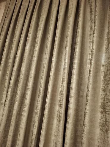 qonaq otagi ucun perdeler: Yeni, Pərdə, rəng - Boz, Ünvandan götürmə — 4
