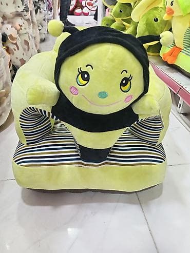 aqlay das: Uşaq üçün peluş oturacaq – “arı” dizaynlı - Yumşaq, peluş materialdan — 2