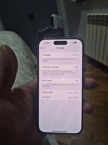 iphone dubay 15: IPhone 15 Pro, Gümüşü, Simsiz şarj — 7