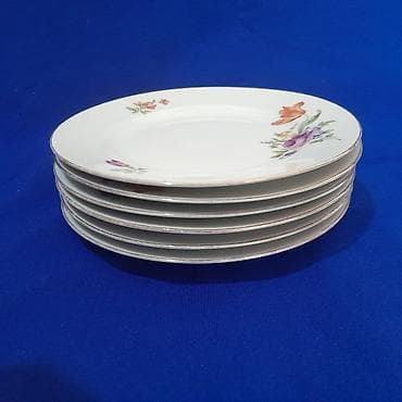 Süfrə ləvazimatları: Nahar dəsti, rəng - Ağ, Farfor, Bohemia, 6 nəfərlik, Almaniya — 5