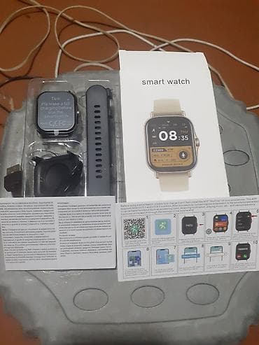 borofone be28 plus: Smart Watch – kvadrat ekranlı ağıllı saat Xüsusiyyətlər: - Toxunmaya — 1
