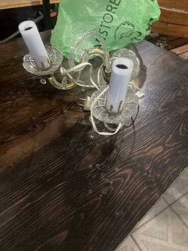 çılçıraq satışı: Çılçıraq, 2 lampa, Şüşə — 6