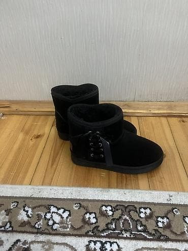 винтажные мужские ботинки: Qara ugg. 1 dəfə istifadə olunub — 3