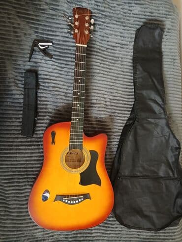 аксессуары для акустической гитары: Akkustik gitara dəsti - Korpus: kəsik (cutaway) dizaynlı — 1