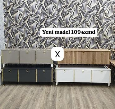 tv 75: TV altlığı / saxlama tumbası – Yeni model 109 sm - Müasir dizayn — 1