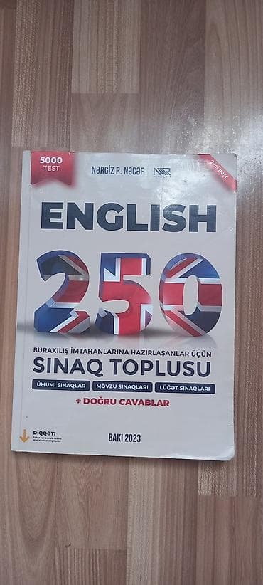 ipg məntiq test pdf: Məhsul: “English 250 – Sınaq Toplusu” (Bakı, 2023) Müəllif: Nərgiz R — 1