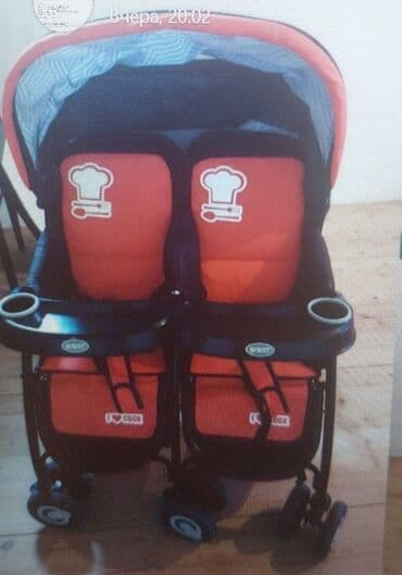 uşaq oturacaqları: Коляска для двойни, Graco — 3