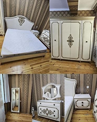 F99Yataq dəsti satılır 700₼. İdeal vəziyyətdə. Matrası var.Ünvan — 1