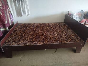 2 neferlik matras: İkinəfərlik çarpayı, Matrassız, Siyirməsiz — 1