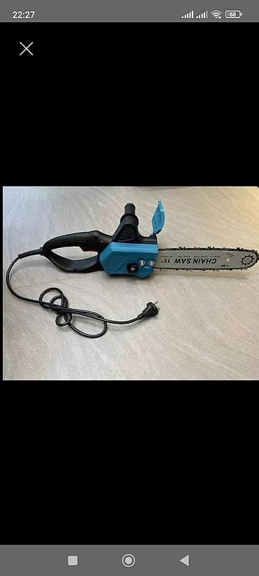 Elektrik zəncirli mişar – 12" bıçaq Məhsul təsviri: - Şəbəkədən