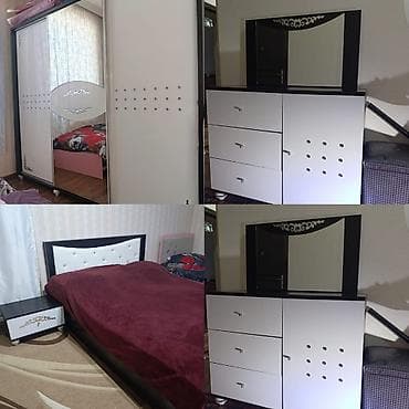 Yataq otağı dəsti Komplekt: - Böyük sürgülü qapılı dolab (ortada lalafo.az -da Yataq otağı dəsti Komplekt: - Böyük sürgülü qapılı dolab (ortada