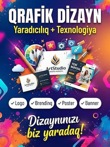 restoran iş: Qrafik dizayner, 5 ildən artıq təcrübə, Tam iş günü — 1
