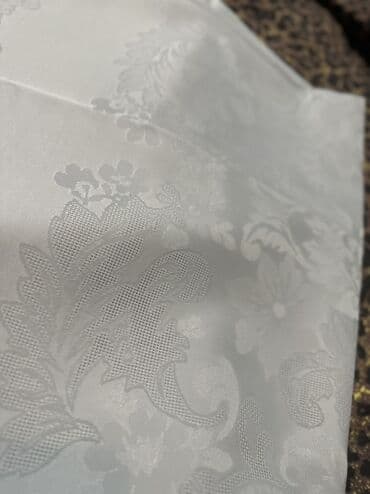 брендовое постельное белье: Новый цвет - Серый Скатерть — 3