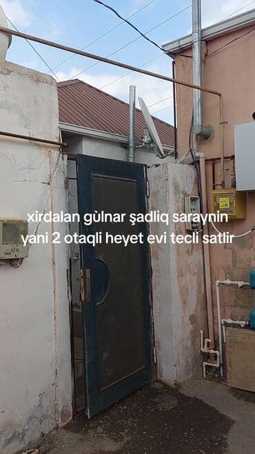 дом в бинагадах: Xırdalanda, Gülnar Şadlıq Sarayının yaxınlığında 2 otaqlı həyət evi — 6