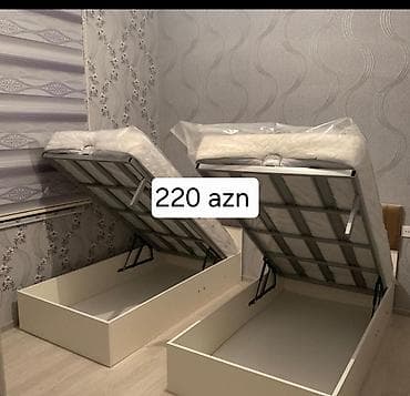 Qaldırılan mexanizimli çarpayı bazası - Ölçü: təxminən tək nəfərlik