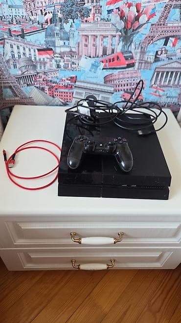 ps 4 diskləri: PlayStation 4 (PS4) oyun konsolu - Rəng: qara, klassik “jet black” — 1