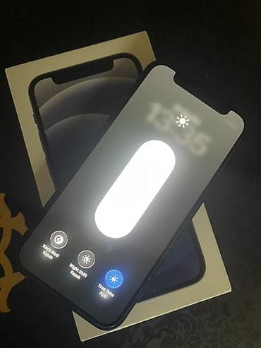 iphone x mini: IPhone 12 mini, 64 GB, Qara, Face ID — 2