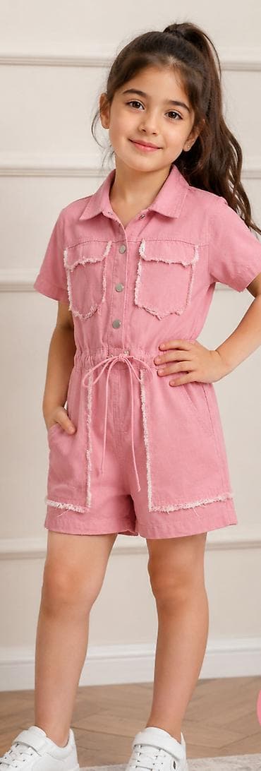 Комбинезоны: Комбинезон, Для девочек, 5 - 6 лет — 1