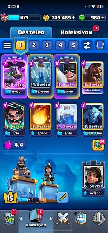 Digər: Clash Royale hesabı – uzunmüddətli aktiv profil - Xüsusi nişan: 10 — 2