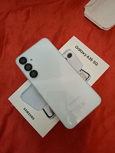 ucuz ev telefonlari: Samsung Galaxy A35, 256 GB, rəng - Mavi, Sənədlərlə — 5