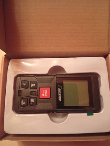 Məhəccərlər: Yeni Lazer məsafə ölçən, Hesablama funksiyalı, Ünvandan götürmə, Kredit yoxdur — 1