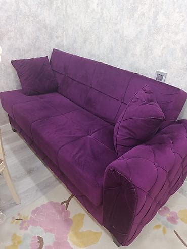 Divanlar: Divan, İşlənmiş, Açılan, Bazalı, Vеlur parça, Çatdırılma yoxdur — 2