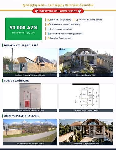 Salam gördüyünüz Ev M 4 asfaltdan 150 metr məsafədədir. Zarağan
