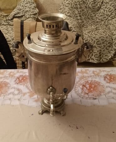 antik samovar aliram: İşlənmiş Od Samovar, 7 l — 2