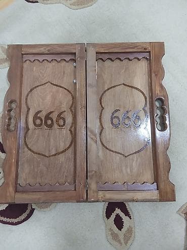 nerd satilir: Taxta nərd taxtası – əl işidir - Material: təbii ağac, lakla — 4