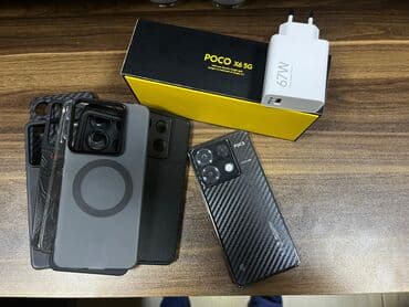 iphone 12 pro max qiymet: Poco X6, 256 GB, rəng - Qara, Sensor, Barmaq izi, Face ID — 8