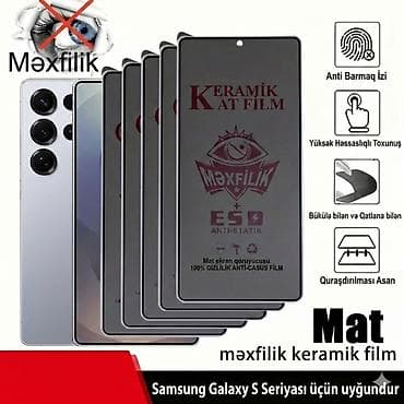 s21 ultra ekran: Samsung Galaxy S25 Ultra – Premium Mat/Privacy Ekran Qoruyucusu • — 1