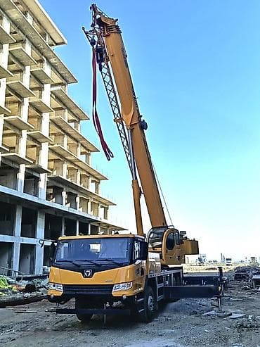 25 tonluq kran Aylıq və günlük icarəyə verilir. Kranın və operatorun