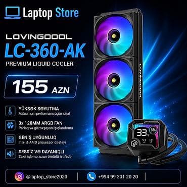 🔥 LOVINGCOOL LC-360-AK ARGB Maye Soyuducu – Maksimum Performans! 🔥 — 1