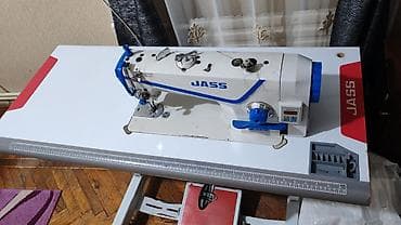 tikiw mawni: JASS sənaye tikiş maşını – masa və pedalla birlikdə sexdə işdənməyib — 2