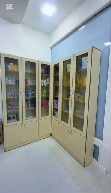 pip ağacı meyvesi: Aptek üçün tam təchizatlı mebel və avadanlıq komplekti - Ön vitrin və — 15