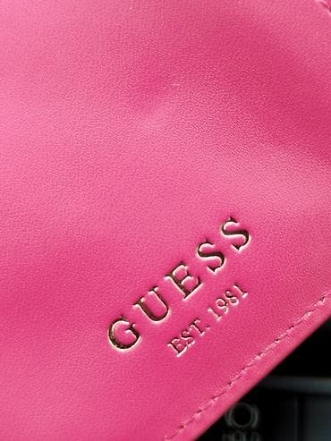 Portmone, pulqabıları: GUESS pasport qabı Orijinal / kart pulqabı 220 dollara alınıb gül — 5