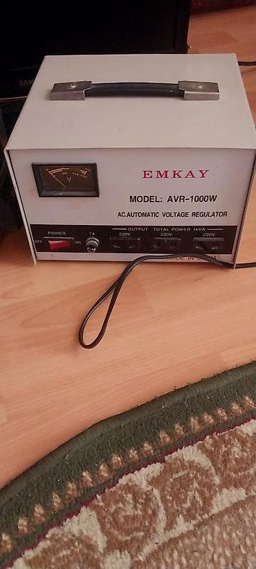 İşlənmiş, Ev üçün, 1 faza, Gərginliy stabilizatoru, 220 V, Kredit yoxdur