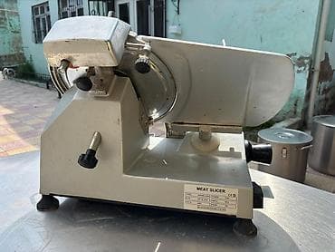 restoran avadanlıq: Sənaye tipli dilimləyici – ət və pendir üçün Model: AMM08-250A — 2